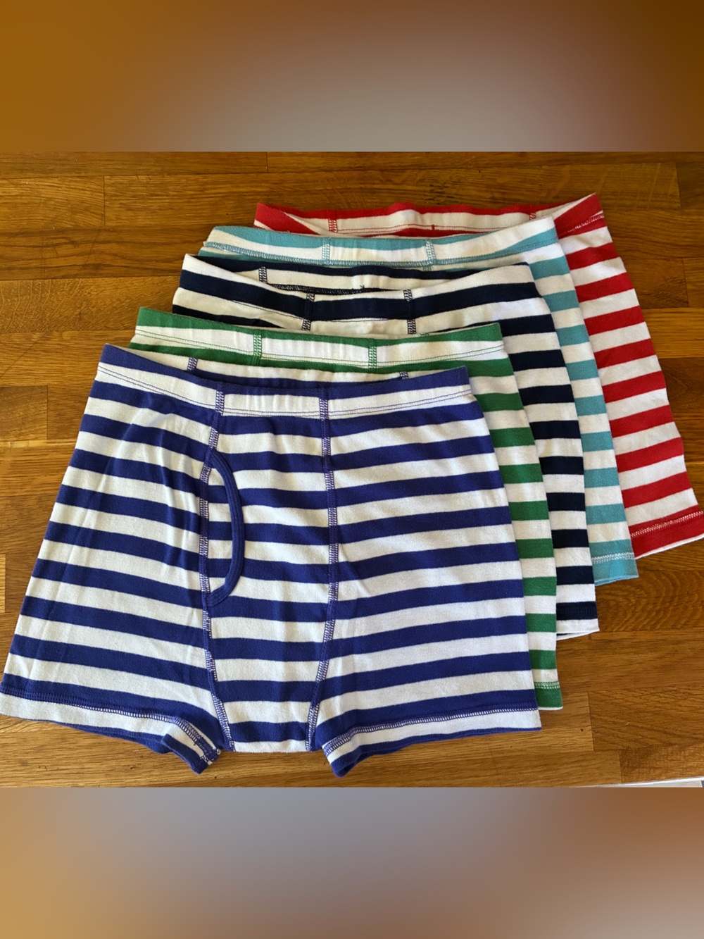 Lot of 5 striped Hanna Andersson 140/150 cm